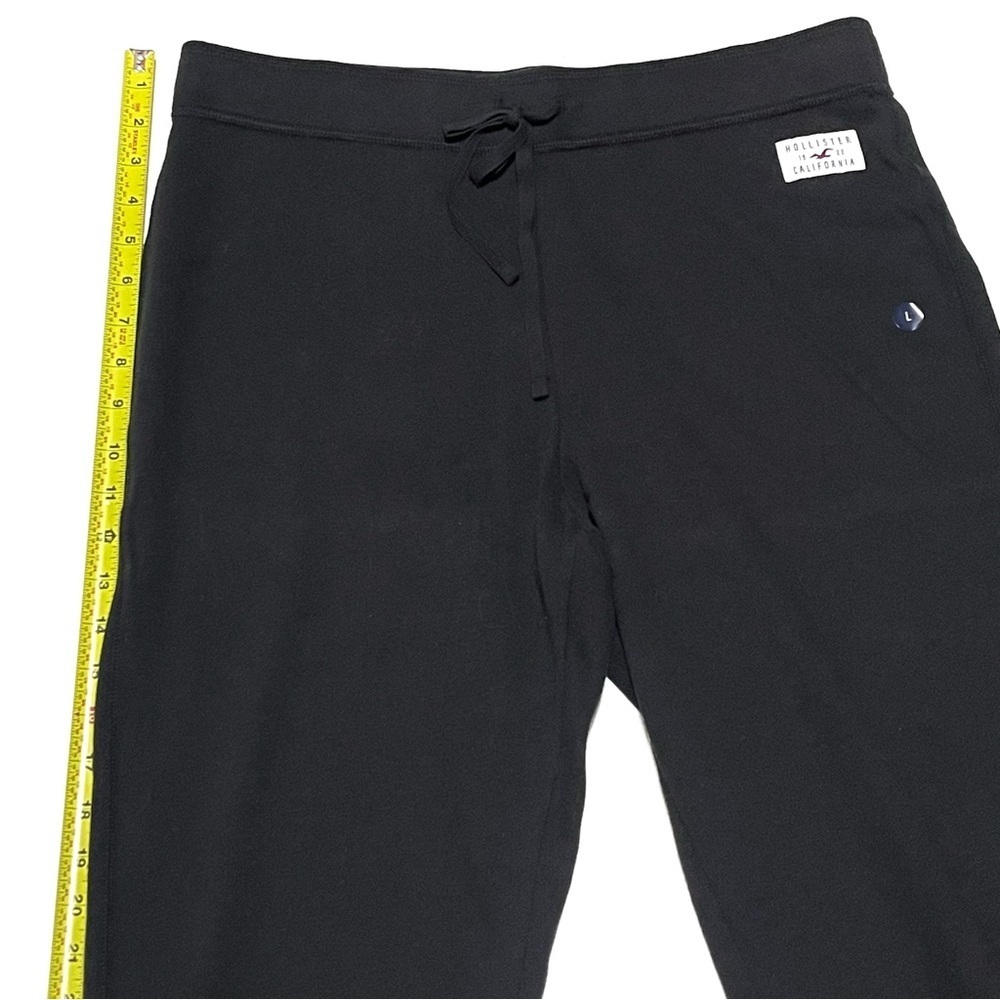 Hollister NWT Woman Black Jogger Sweat Pants Size L - Picture 12 of 13